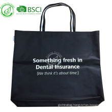 Reusable promotional 600d polyester canvas tote bag